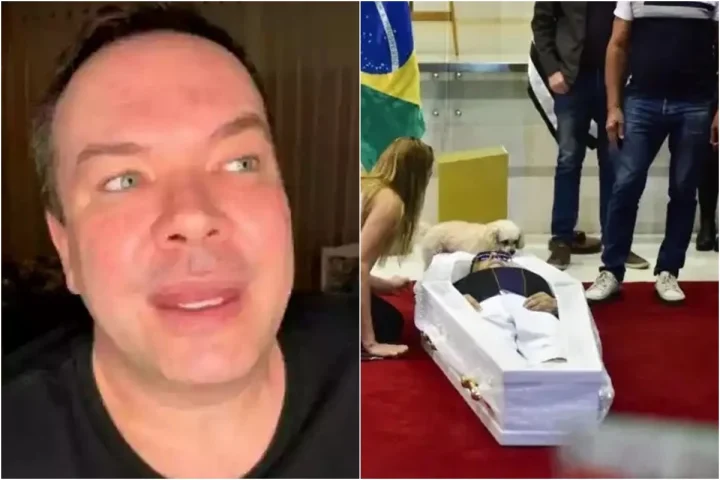 Felipeh Campos desabafa após velório de Nahim e diz que cantor estava