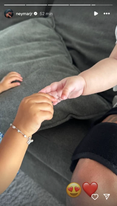 Encontro de milhões! Neymar reúne Mavie e Helena pela primeira vez em momento  emocionante