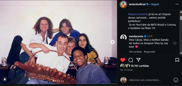 Lan Lanh relembra Cássia Eller com fotos íntimas no aniversário da cantora