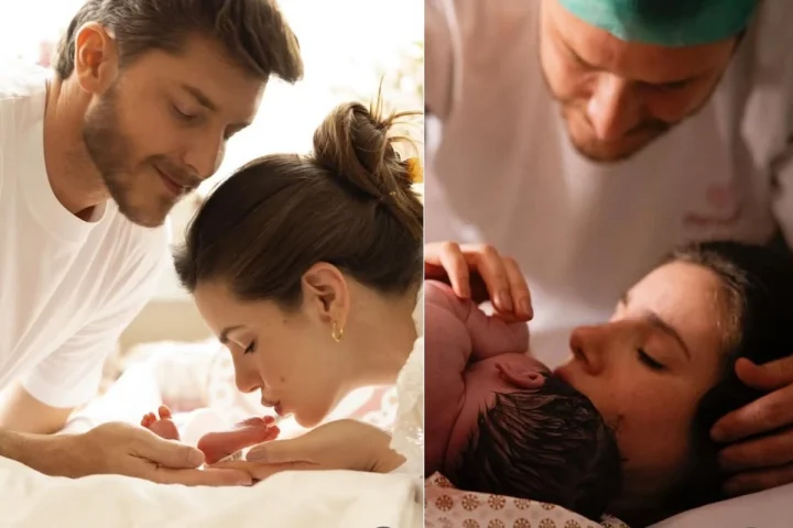 Nasce filha de Camila Queiroz e Klebber Toledo; casal divulga as primeiras fotos da bebê: ‘amor sem explicação’