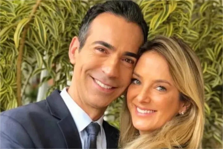 Cesar Tralli estaria tentando levar a esposa, Ticiane Pinheiro, para a Globo, diz jornalista