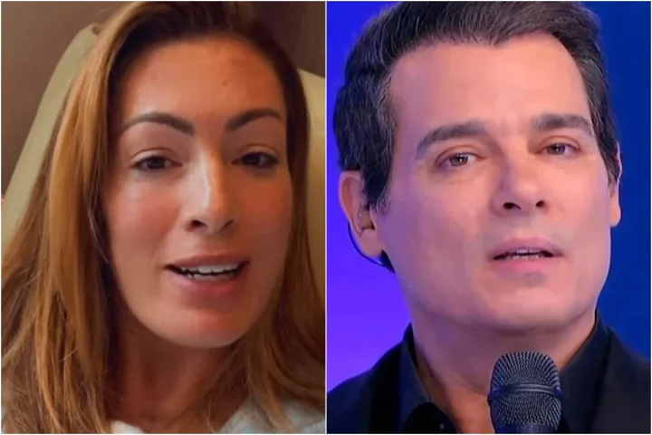 Elaine Mickely é amparada ao anunciar morte na família e Celso Portiolli deixa mensagem