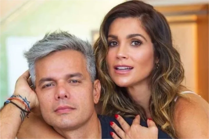 Flávia Alessandra não tem motivos para sorrir depois do que o marido expôs a seu respeito: ‘Esquisita’