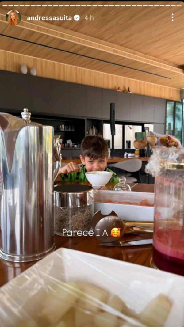 Beleza do filho de Gusttavo Lima deixa Andressa Suita de ‘boca aberta’: ‘Parece IA’ 34