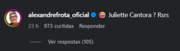 ‘Cantora?’: Alexandre Frota detona Juliette após vídeo da ex-BBB que viralizou 34 75LUH3TdzuVqOIy1Syn6ysfGtXy1DYSFG05zzb95