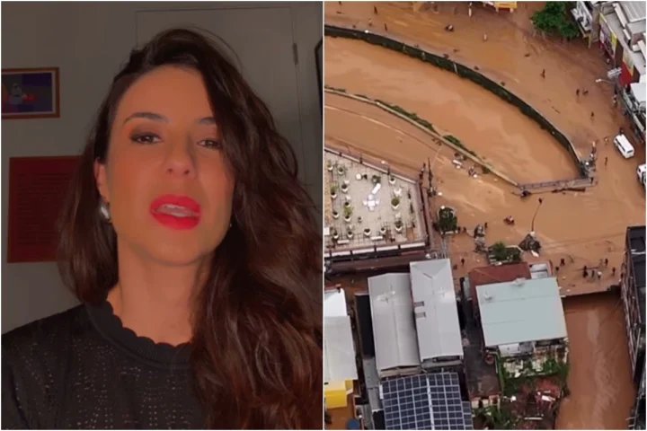 Esta foi a ajuda que a atriz Andreia Horta deu para Juiz de Fora após tragédia causada pela chuva