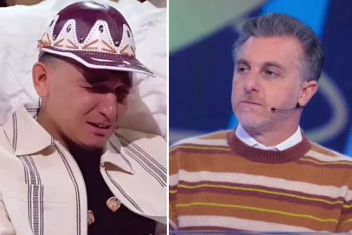 João Gomes é tomado pelo luto e precisa ser amparado ao vivo por Luciano Huck: ‘Você merece…’