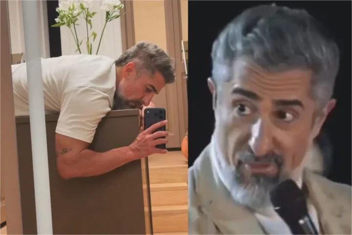 Vídeo mostra Marcos Mion tendo uma crise de hérnia de disco; ele será submetido a uma bateria de exames