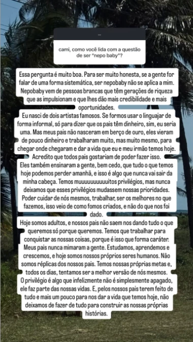 ‘Não se aplica a mim’, afirma Camilly Victória sobre herança de Carla Perez e Xanddy 34 NMD3Qwr3CQjK84H6FCOufow7agPdqpuUAyKt5I5U