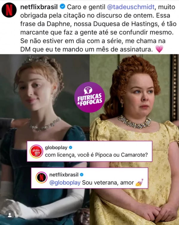 Tadeu Schmidt Tropeça em Citação de Bridgerton no BBB26; Netflix e Globoplay Entram na Brincadeira