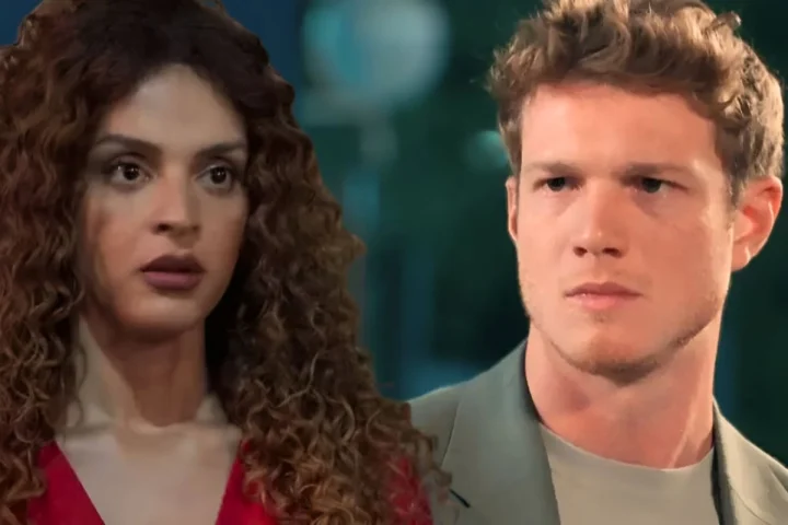 Três Graças: Leonardo vê Viviane de chamego com outro homem e ainda é humilhado pela ex