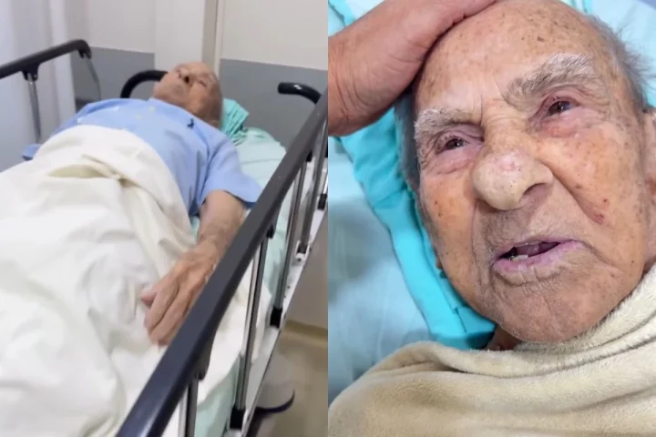 Vovô Anesio passa por cirurgia após sofrer fratura e família pede doação de sangue