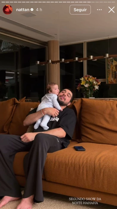 Nattan se emociona ao reencontrar filha após show e momento encanta seguidores nas redes 34