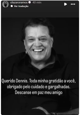 Lázaro Ramos é tomado pelo luto e desabafa após morte de ator da Globo ser confirmada: ‘Descanse em paz’ 34 Ten99CmBUqHRa5e5KRLsQJzdUDdjL7MGDKqnSq0e