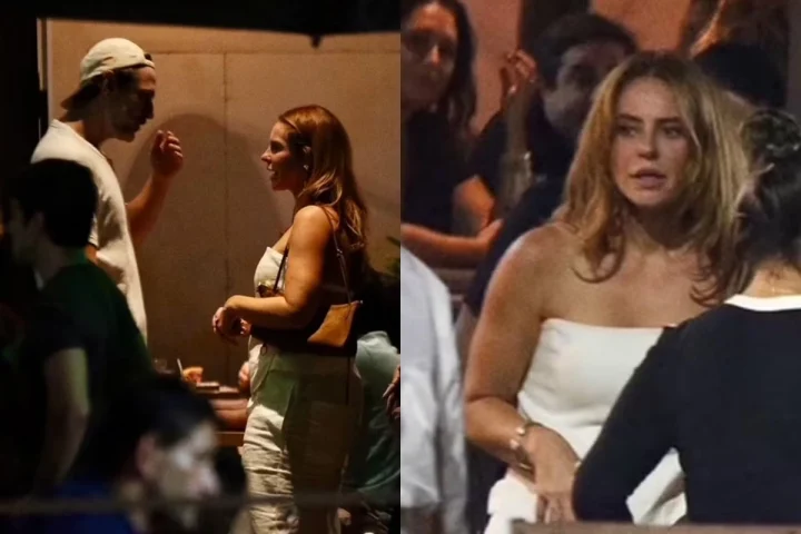 Essa foi a reação de Paolla Oliveira ao esbarrar com Taís Araujo em noite carioca