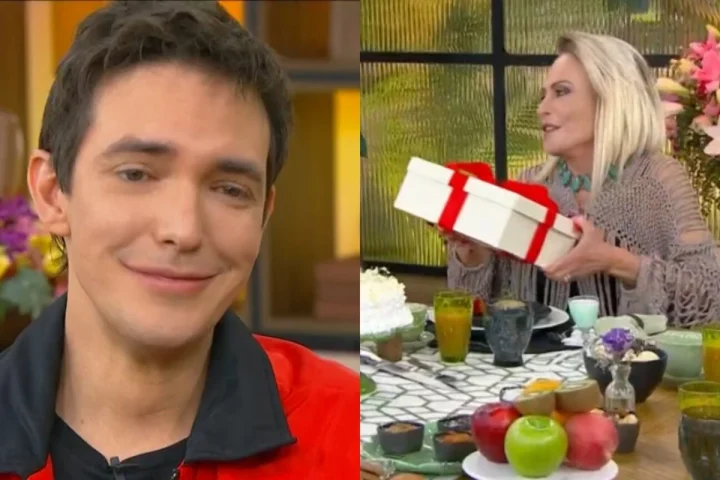 Ana Maria Braga emociona Alessandro Jodar ao presentear filha recém-nascida: ‘Eu não aguento’