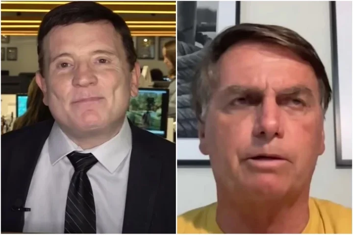 Coube a Roberto Cabrini entrar ao vivo na Record para dar notícia sobre Bolsonaro: ‘agora…’